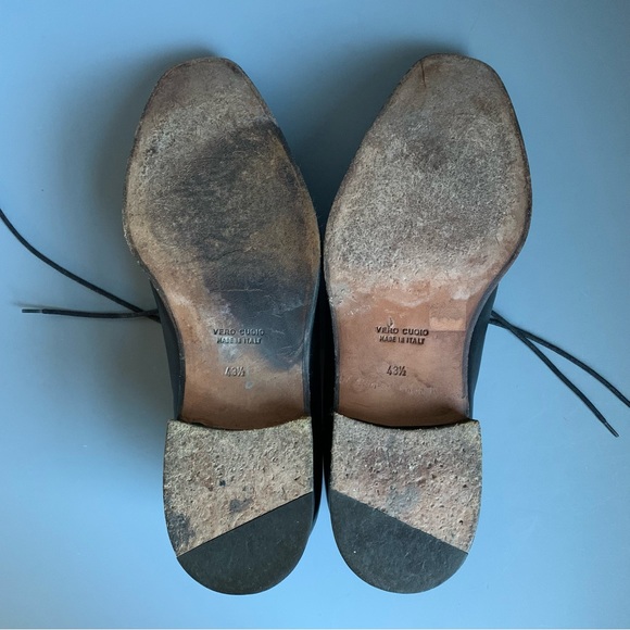 Vergelio Vintage Vero Cuoio Leather Oxford Dress Grandpa Shoe 10.5 Old Money main image 12